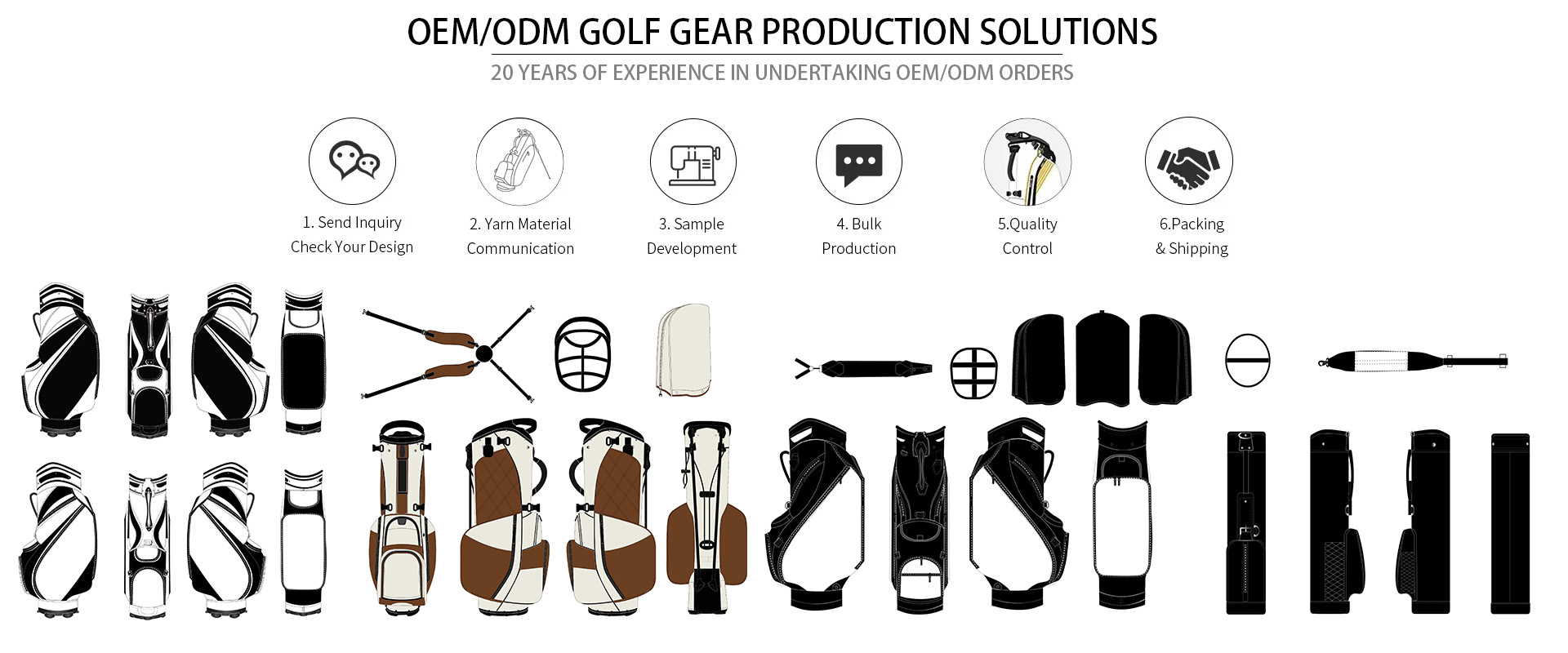 Chengsheng Golf Gear Golf Bags OEM ODM Service