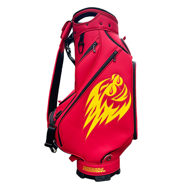 Wholesale Red Leather Best Lightweight Golf Staff Bags Tour Bags