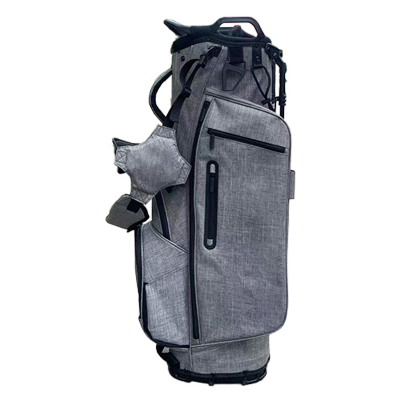 Gray Lightweight Golf Stand Bag with 7 Compartments