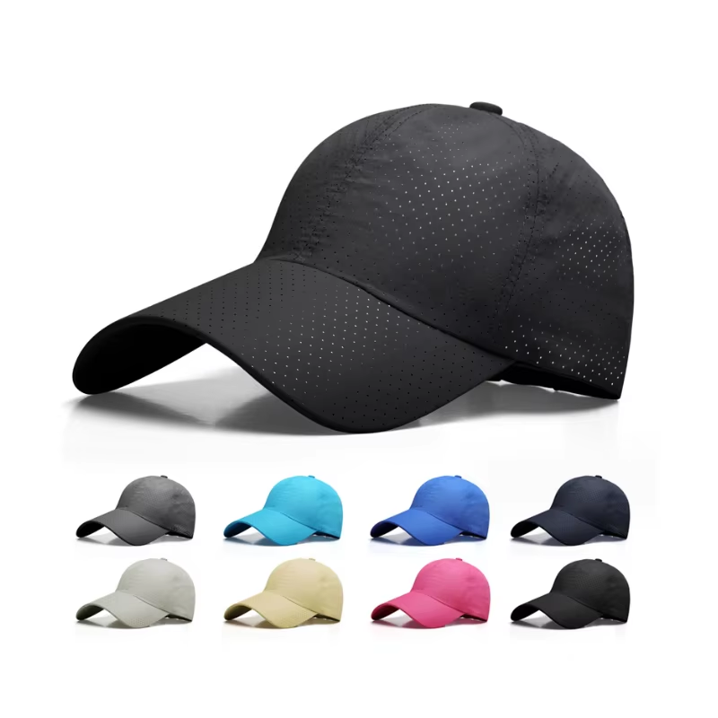 Custom Lightweight Nylon Golf Snapback Hats With Breathable