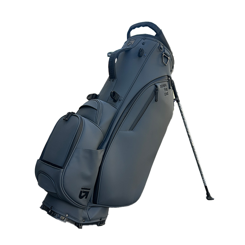 Matte Black Leather 14 Way Golf Bags For Wholesale