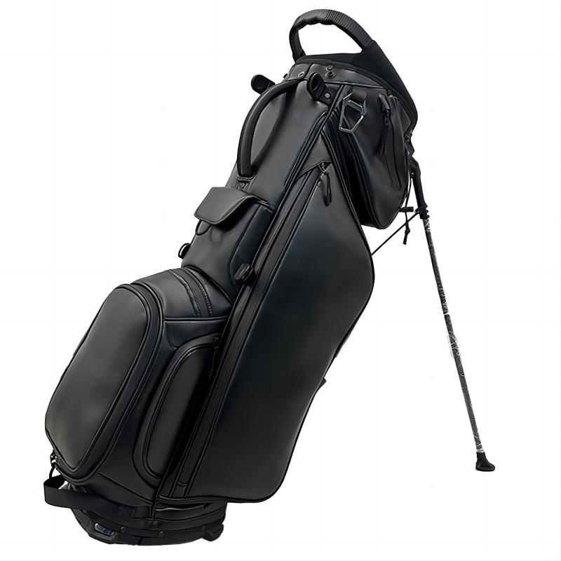 Premium Waterproof Black PU 14 Hole Golf Bags