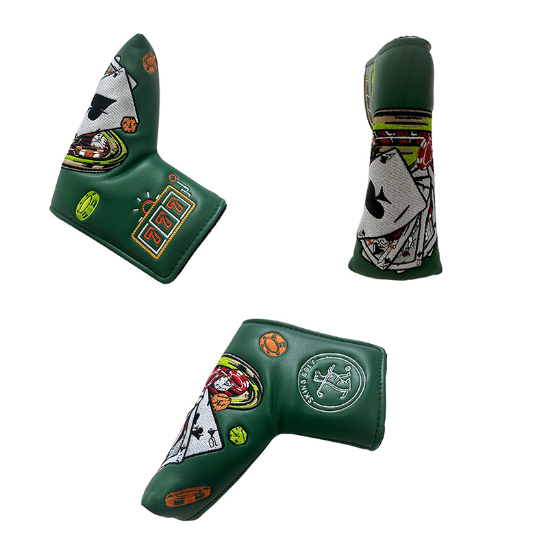 Fundas para cabezas de golf híbridas de coiro PU premium